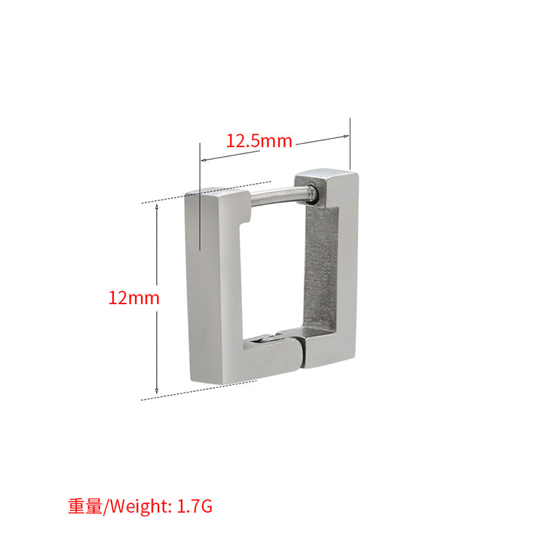 Pendientes de oro geométricos de oro del corazón al por mayor