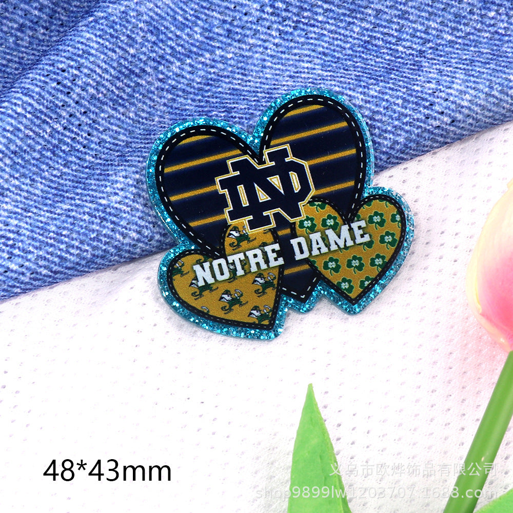 Wholesale 10pcs/ pack Cute Cartoon Character Animal Ornaments Acrylic Pins Cute DIY Accessories