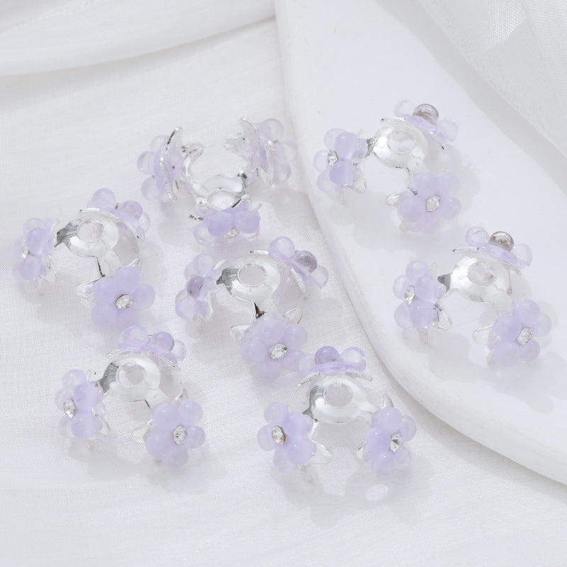 Wholesale 10pcs Five pointed star flower tray Beads