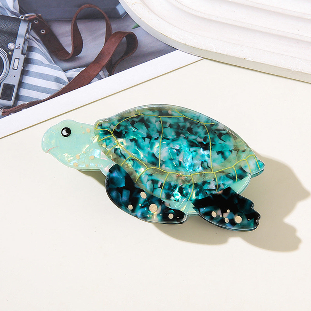 Wholesale marine animal turtle back of the head hair shark clip cute headdress