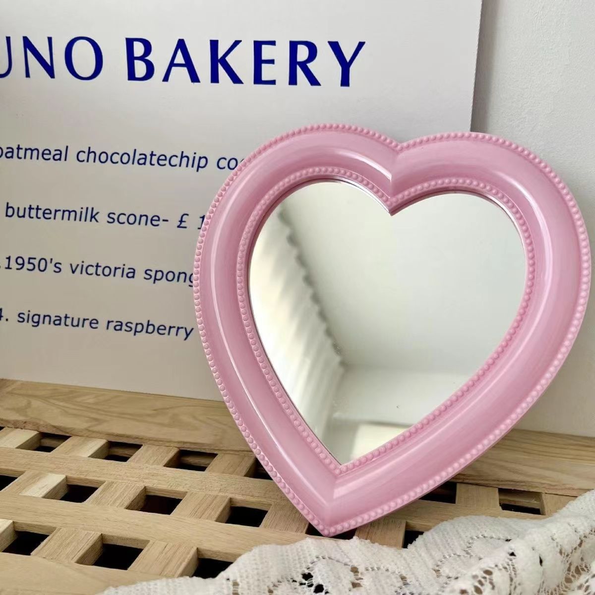 Wholesale Valentine's Day Love Plastic Vanity Mirror