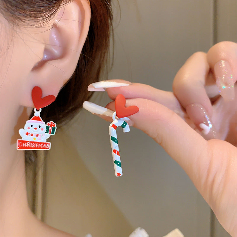 Wholesale Christmas Red Earrings