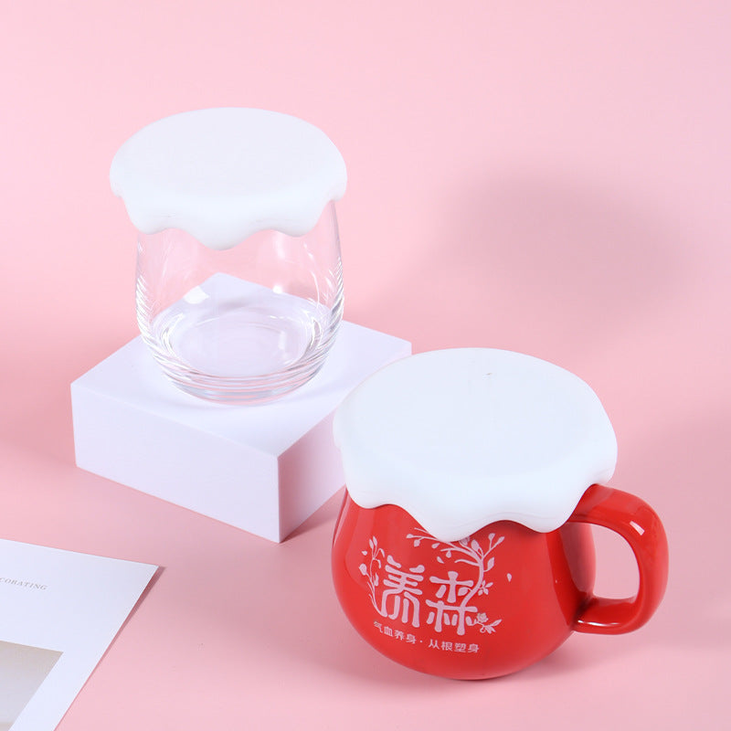 Wholesale Silicone Snow Cover Design Thickened Universal Anti Scald and Heat-insulating Cup Accessories