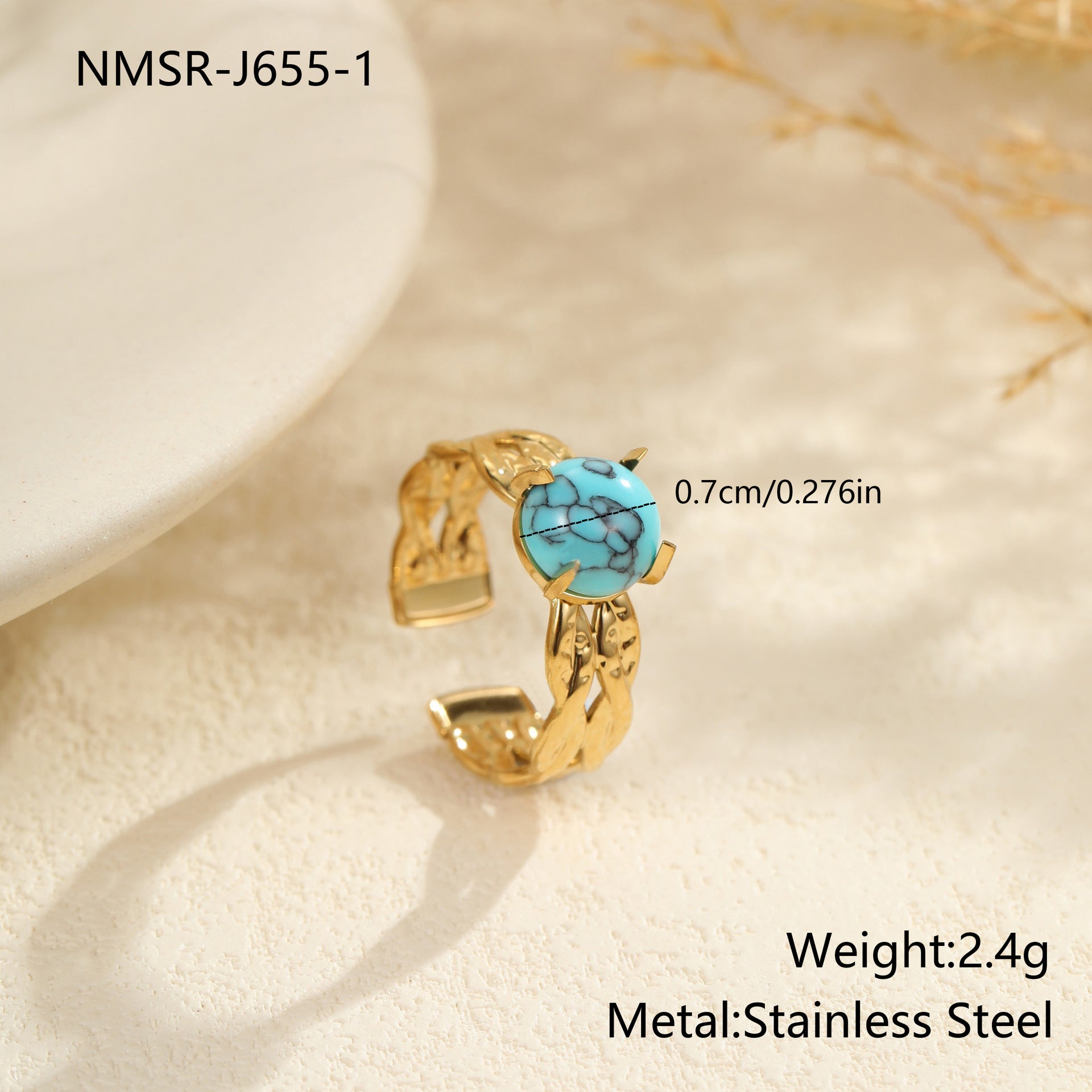 Wholesale Turquoise natural stone Necklace Set