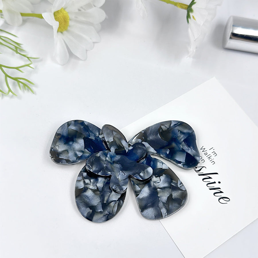 Wholesale 10pcs 8cm Loose Powder Acetate Sheet Large Flower Acrylic DIY Patch Accessories