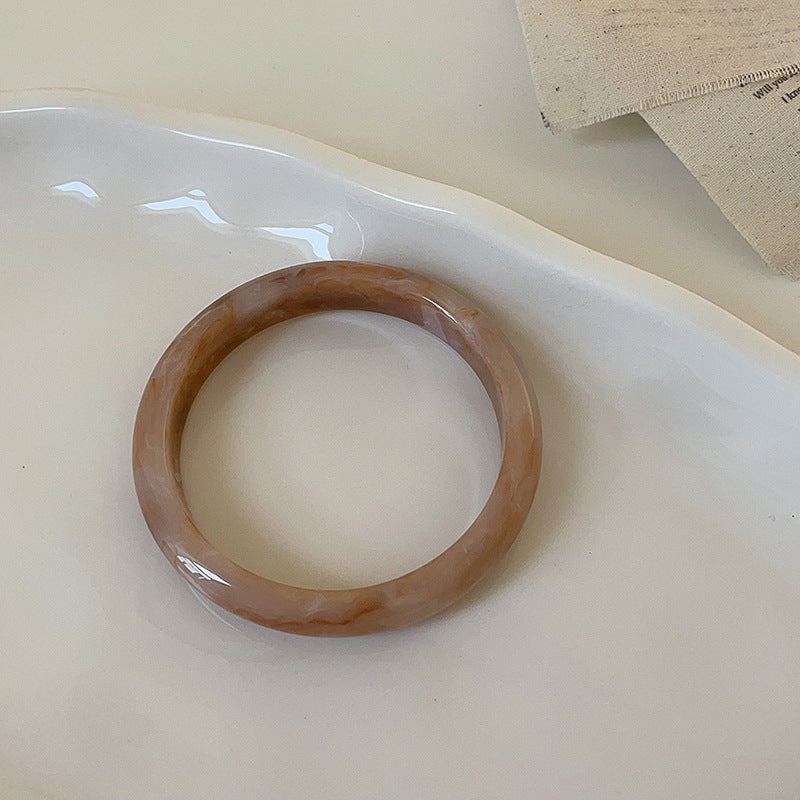 Wholesale Irregular Resin Texture Bracelet