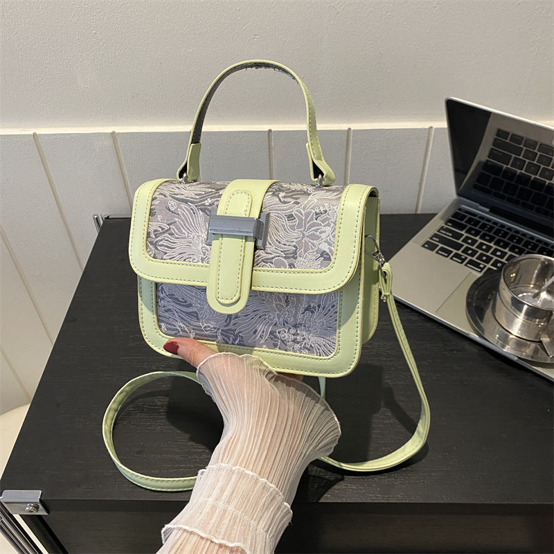 Wholesale 2023 Summer New Stitching PU Messenger Bag