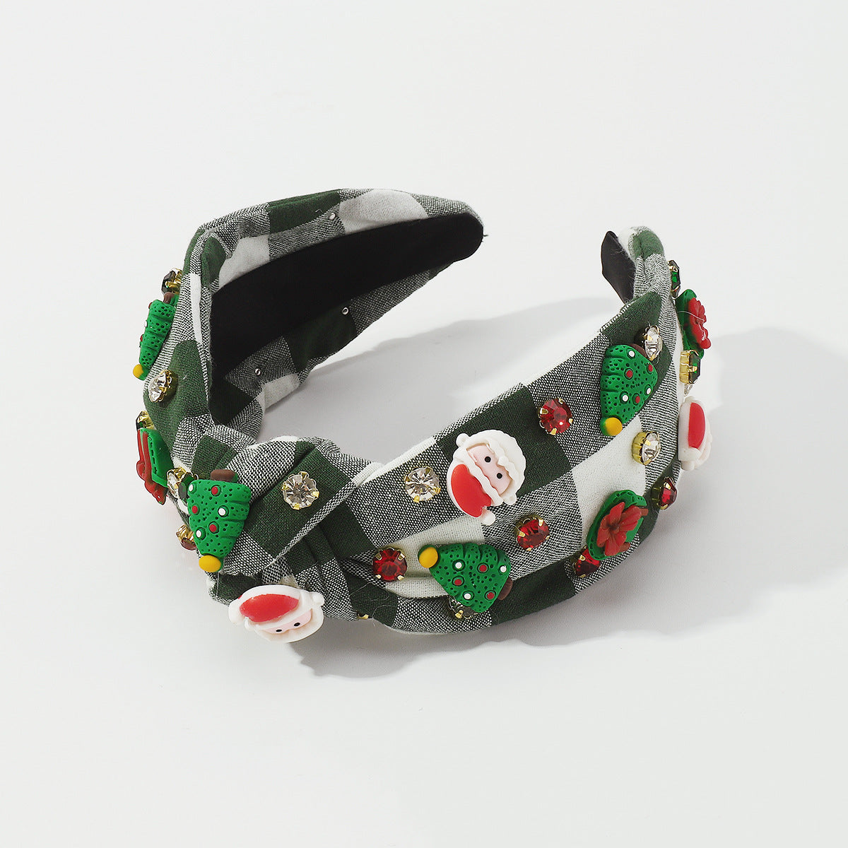 Wholesale Christmas Creative Diamond Santa Claus Headband