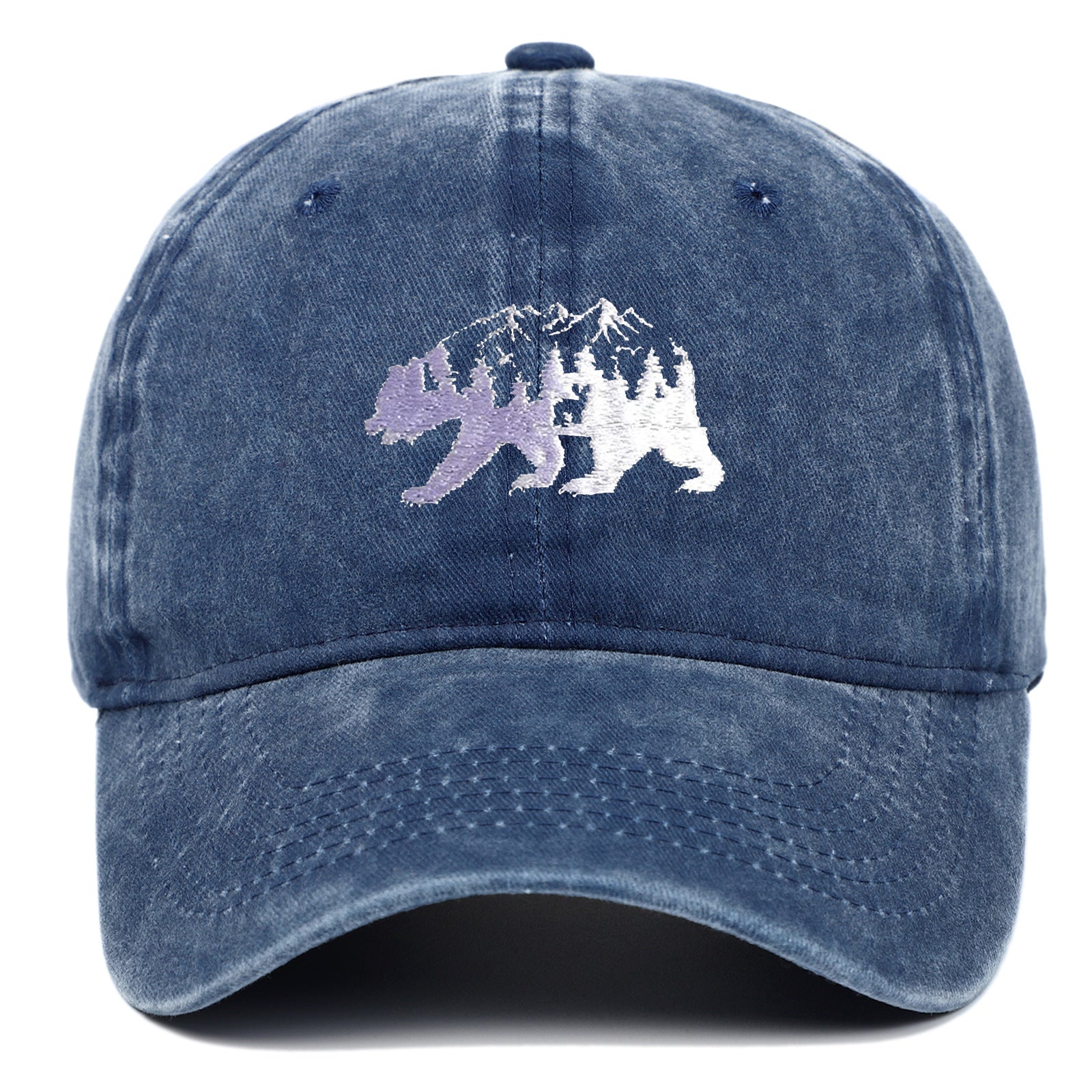 Wholesale Forest Bear Embroidered Baseball Caps