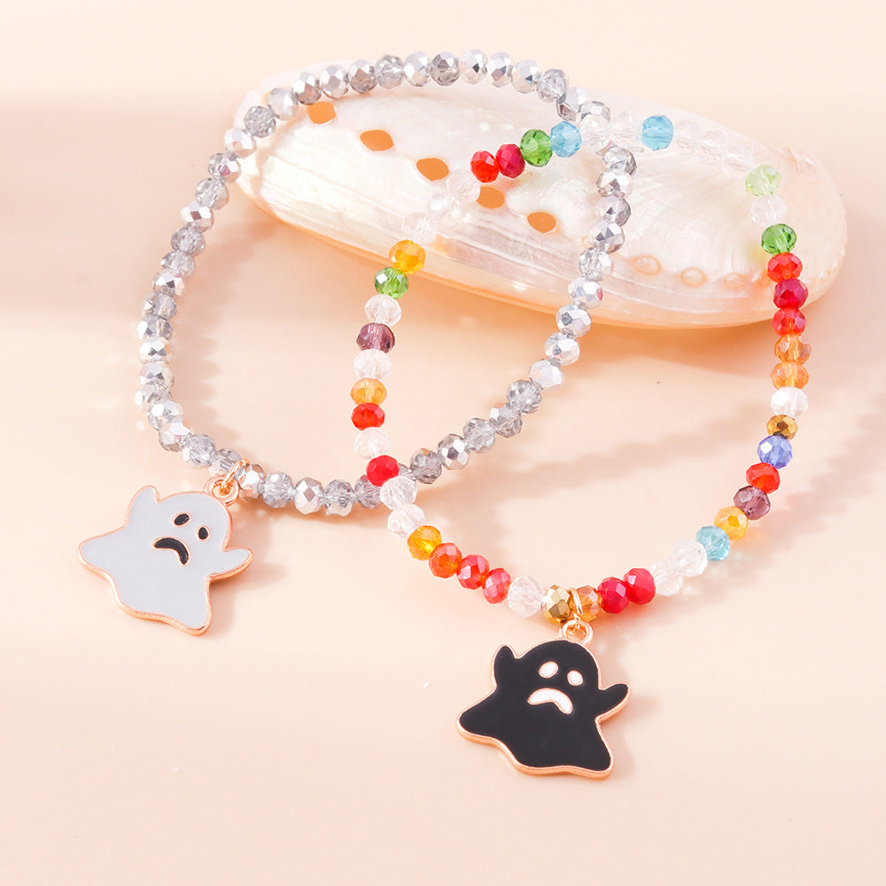 Wholesale Halloween Ghost Beaded Bracelet