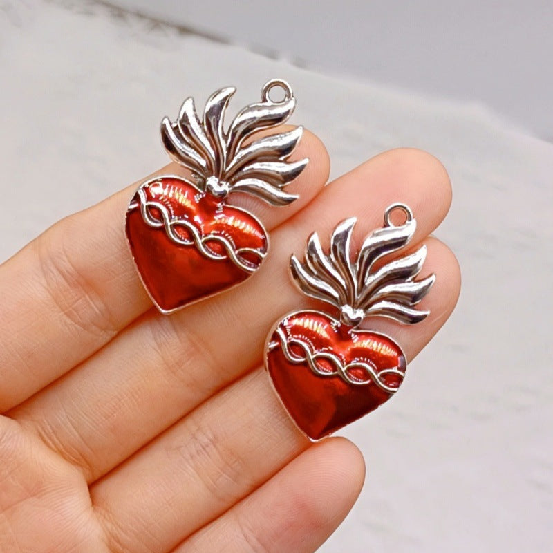 Wholesale Gothic Heart Cross Sword Pendant