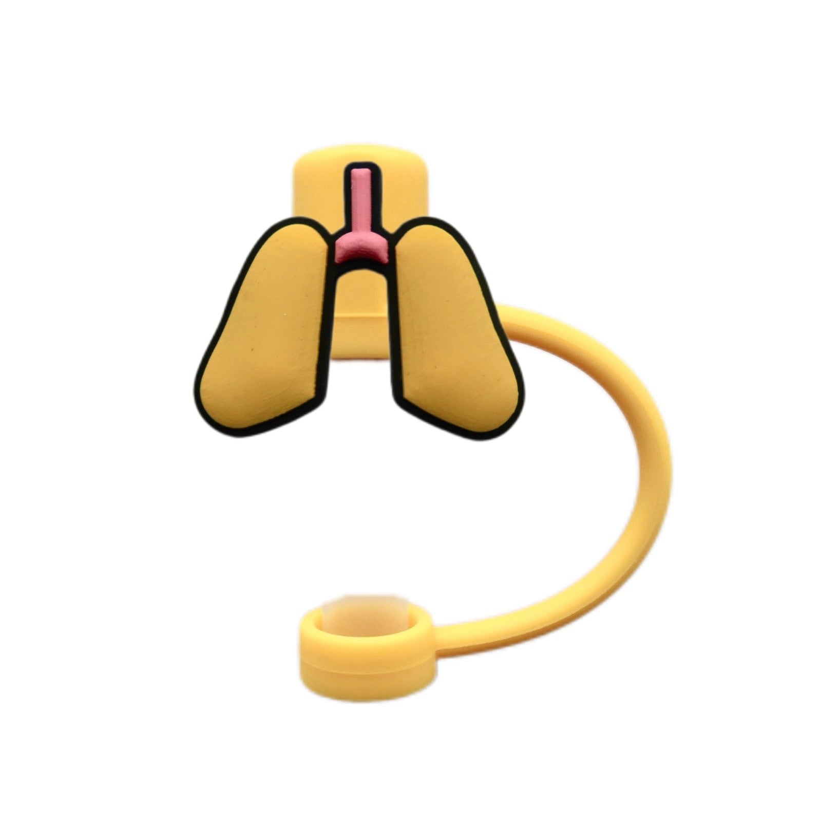 Wholesale 10pcs Cartoon Silicone Dustproof 8/10mm Straw Cover