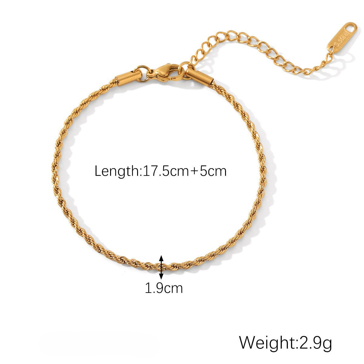Wholesale Stainless steel geometric element men' s bracelet
