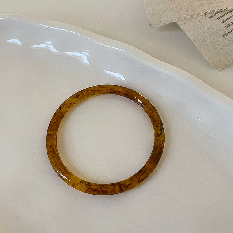 Wholesale Irregular Resin Texture Bracelet