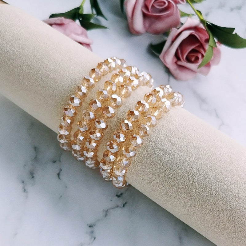 Wholesale Artificial Crystal Simple Bracelet
