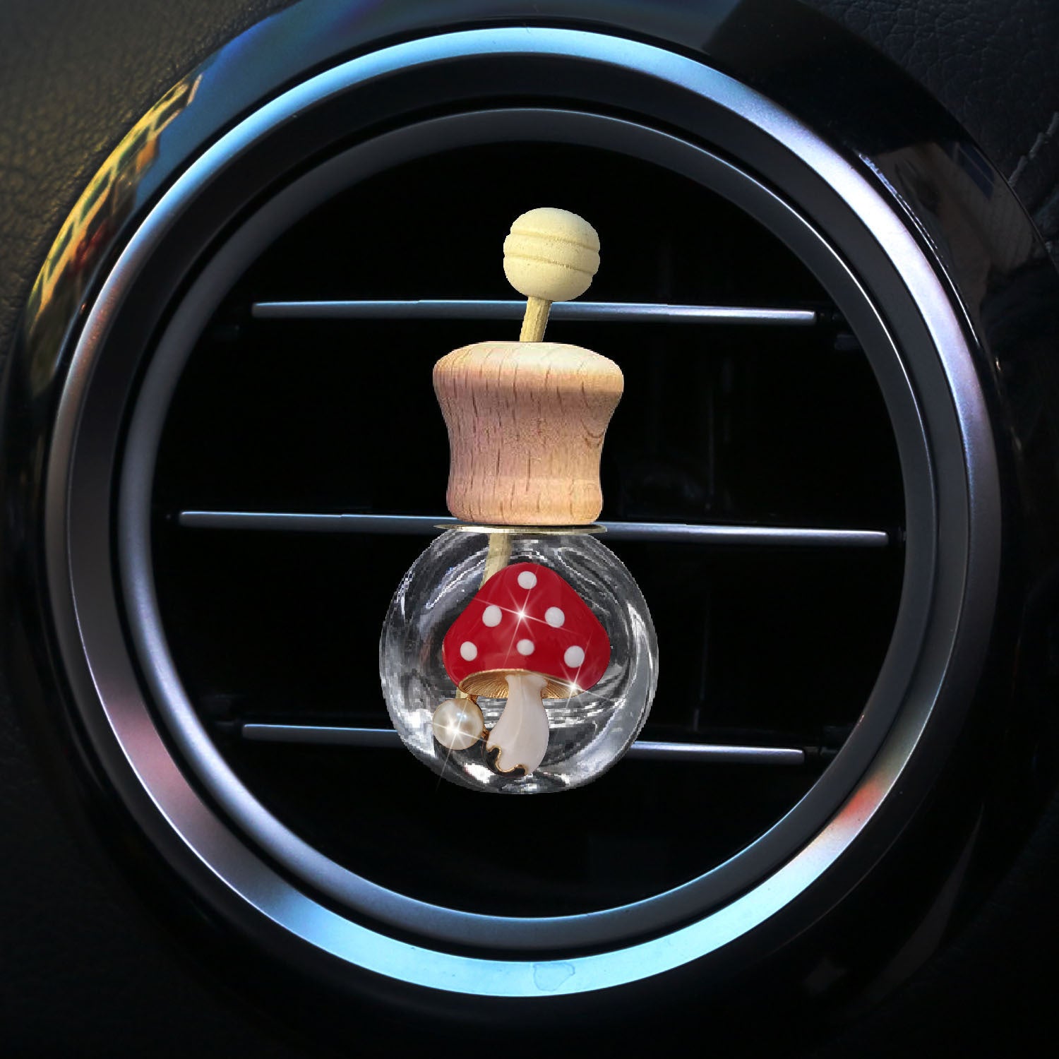 Wholesale car air vent decorative empty bottle volatile fragrance decorative ornaments