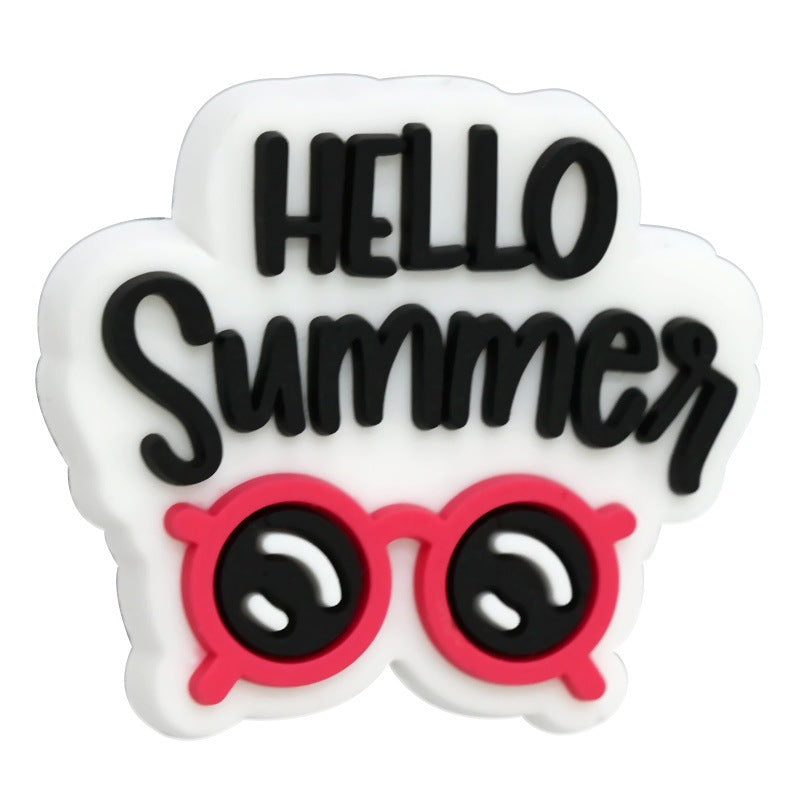 Wholesale Random 100pcs Creative Phrase Series Beaded Focal Beads