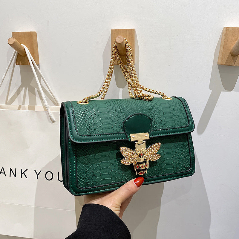 Wholesale The New Fashion Trend Retro Chain Crossbody Small Square Bag Is Foreign and High-end