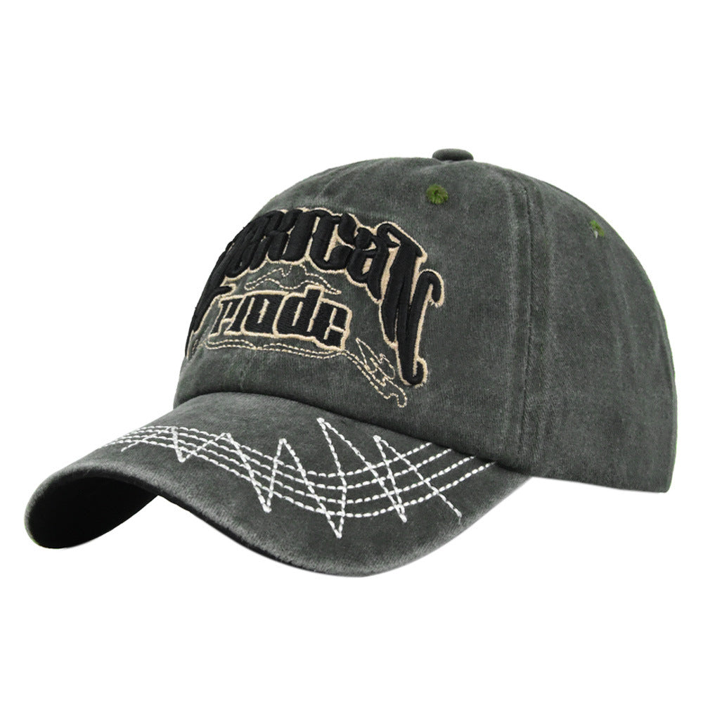 Gorra de béisbol bordada de algodón algodón al por mayor