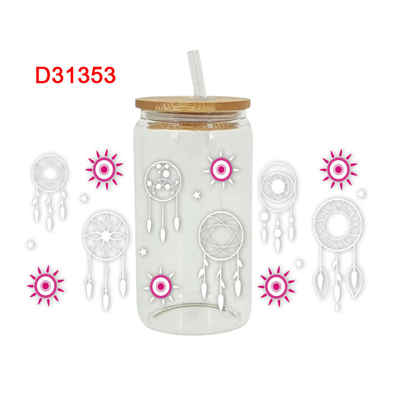 Wholesale Devil's Eye series 16oz Cup UV DTF Wraps