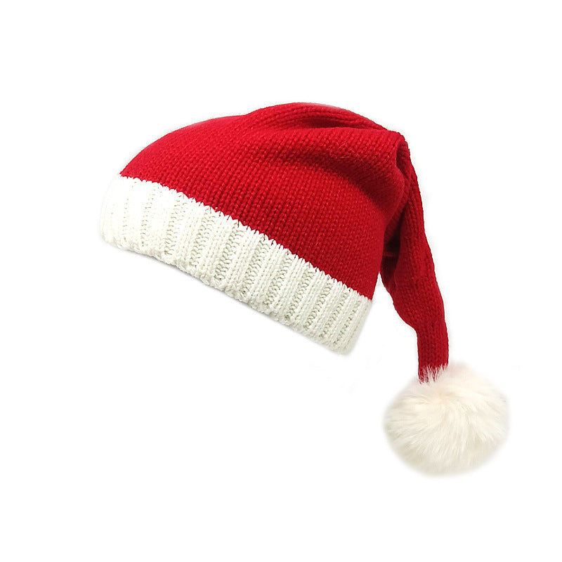 Wholesale Christmas Adult Children Parent-child Acrylic Thick Knitted Beanie