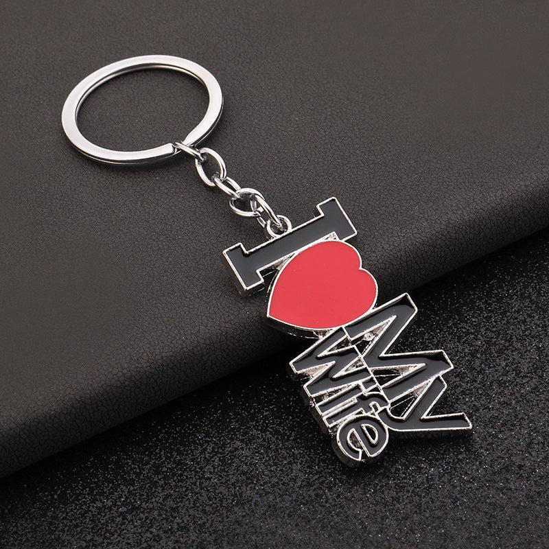 Wholesale Mother's Day Father's Day Metal Keychain