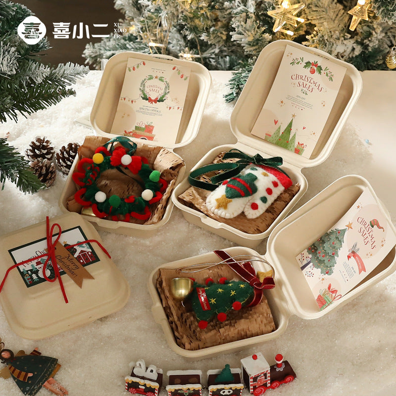 Wholesale Christmas gift plush Christmas tree pendant Christmas decoration