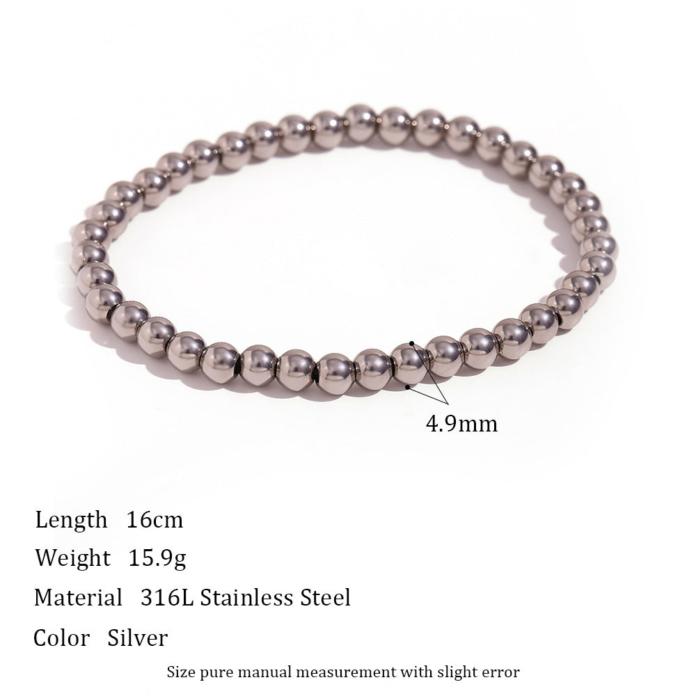 Wholesale Vintage Bead Stainless Steel Bracelet