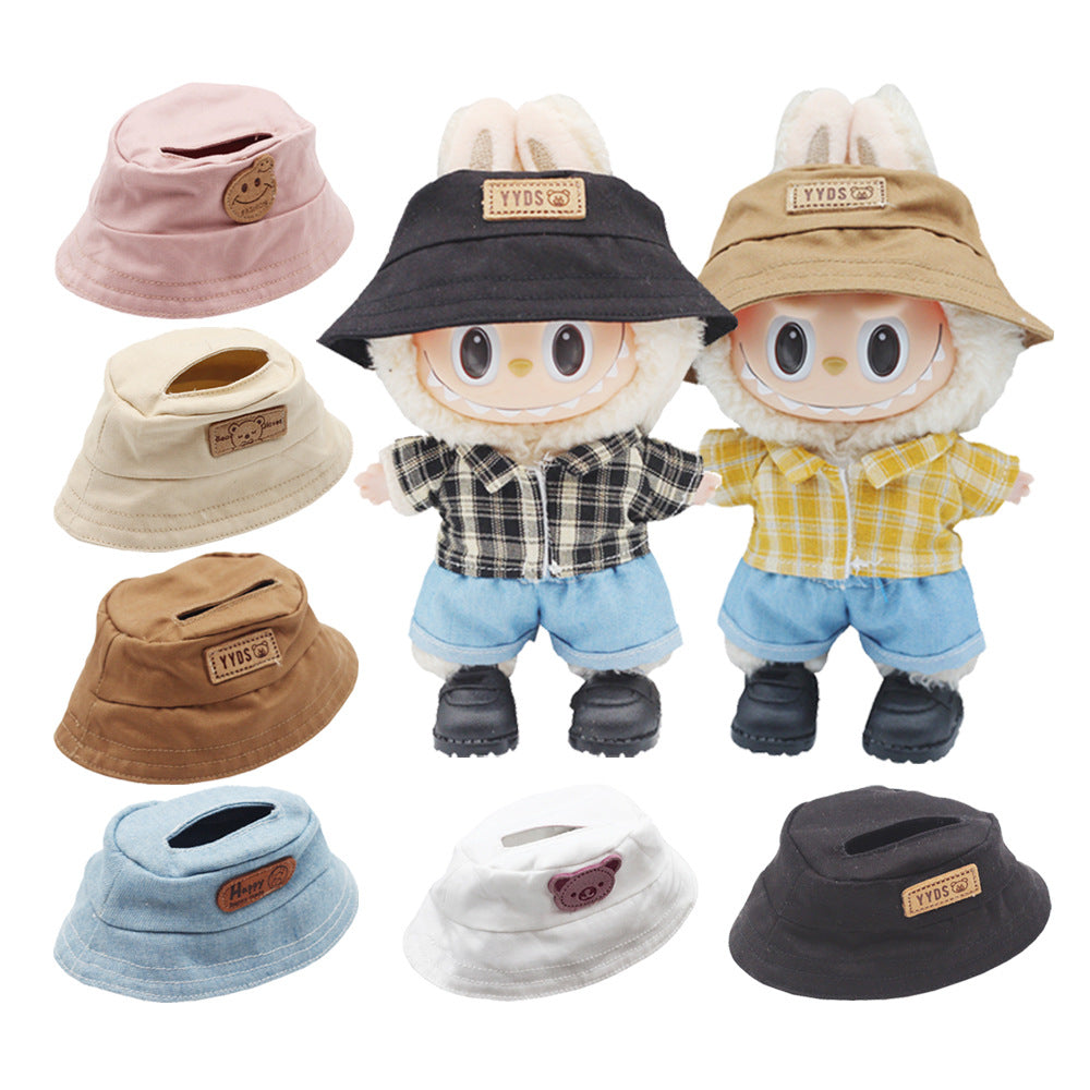 Wholesale 10CM cotton doll fisherman hat