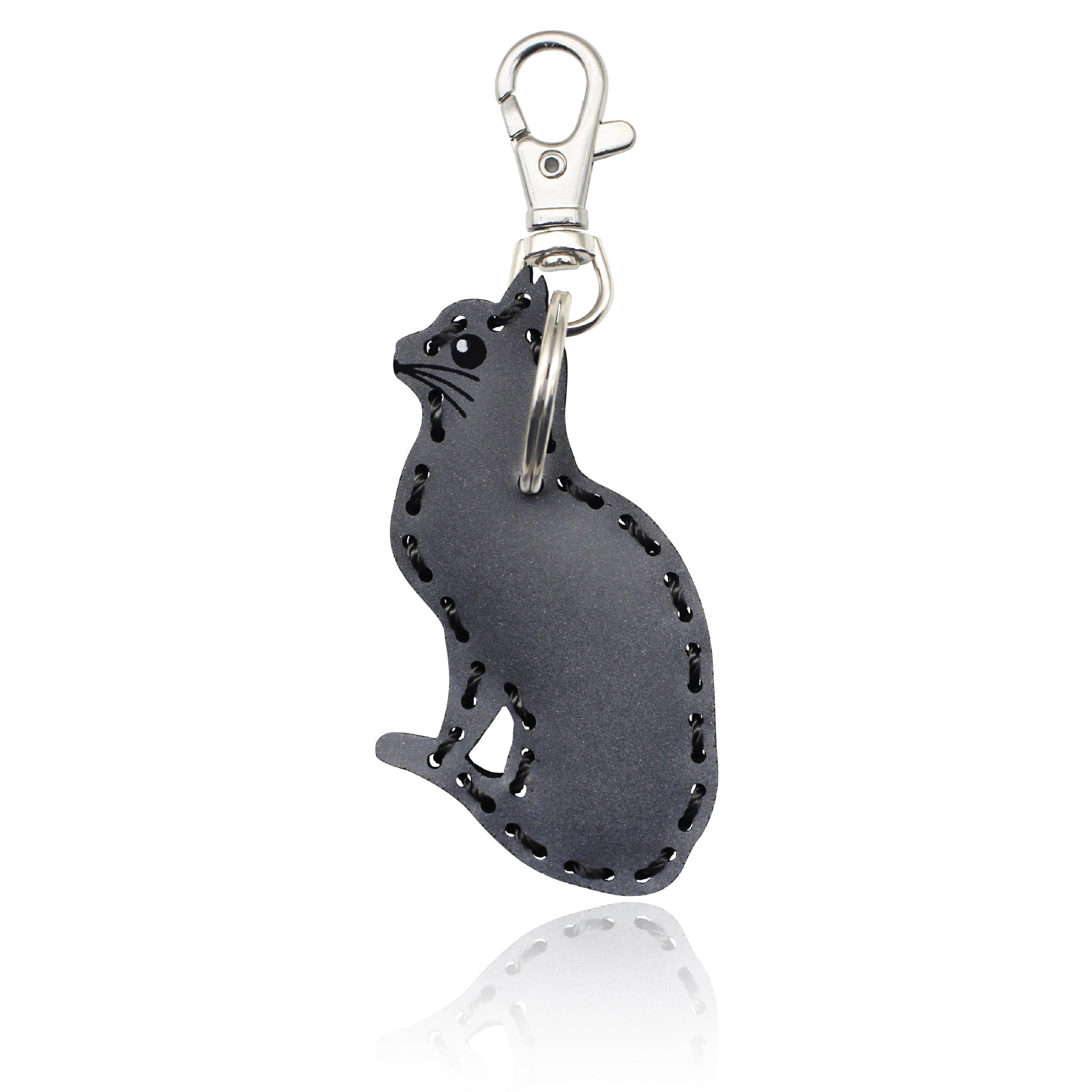 Wholesale Reflective Animal Leather Keychain