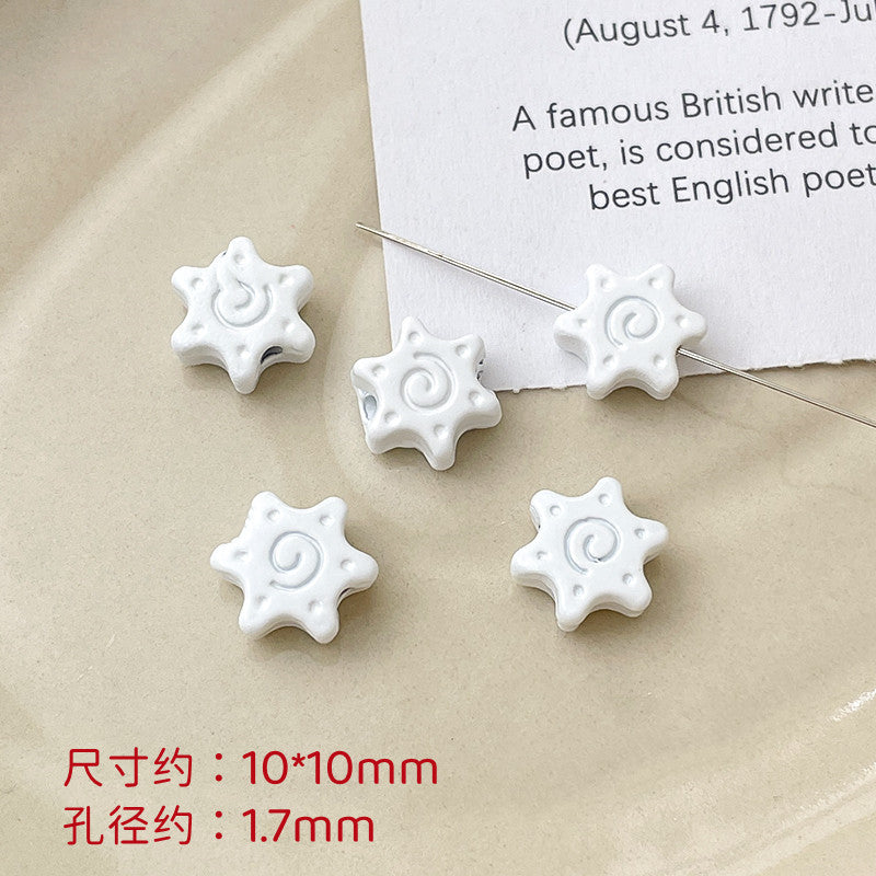 Wholesale 10pcs Dopamine Christmas Series Colorful Love Gift Box Beads