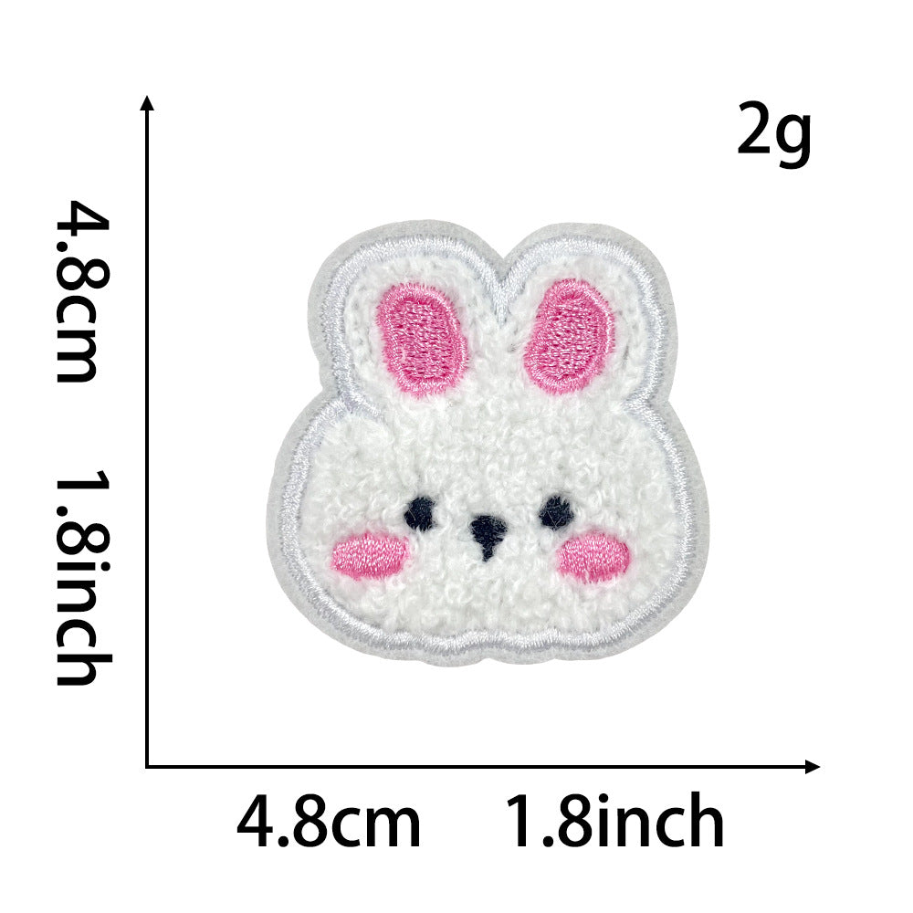 Wholesale Stylish Panda Embroidered Patch Self Adhesive Applique For Coats Trendy Fashion Accessory Boutique Gift For DIY Crafting