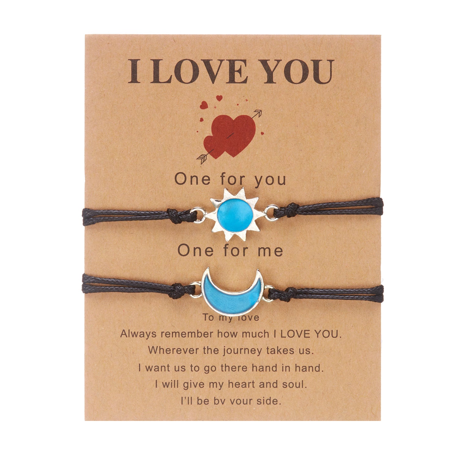 Wholesale Valentine' s Day Sun Moon Miyuki Bracelet