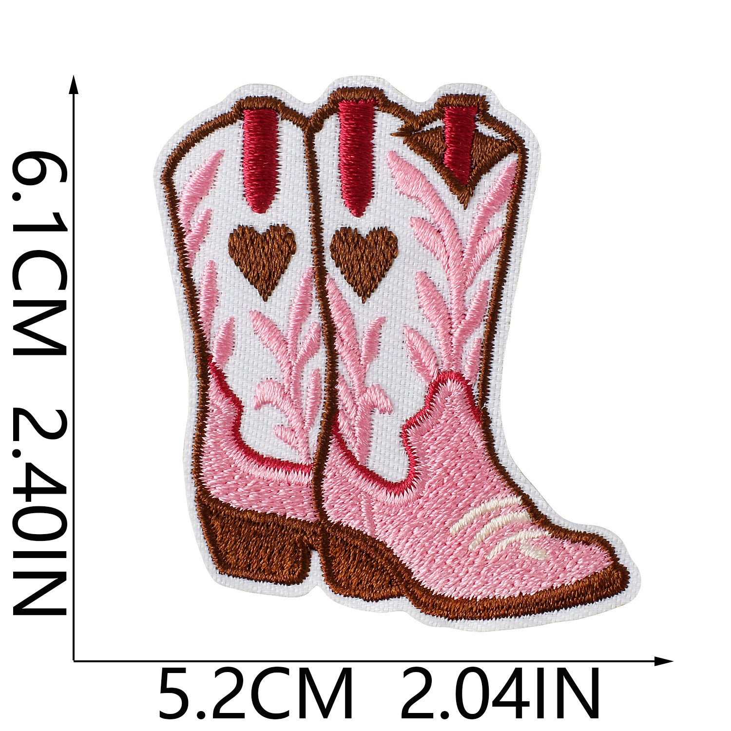 Wholesale Retro Western Cactus Embroidered Patch Iron On Apparel Fashion Accessory
