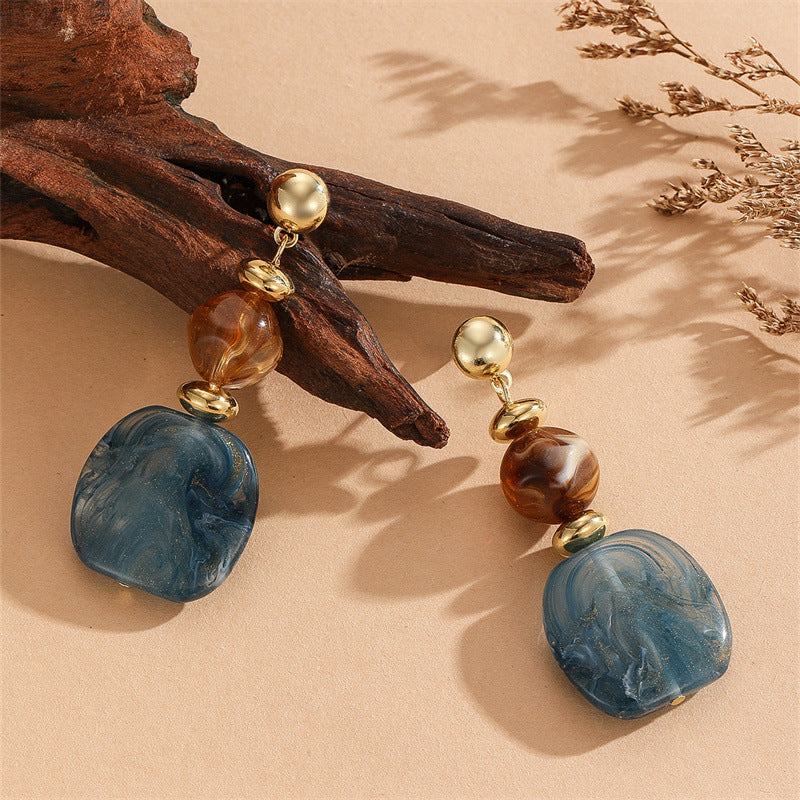 Wholesale Autumn/ Winter Acrylic Pendant Earrings