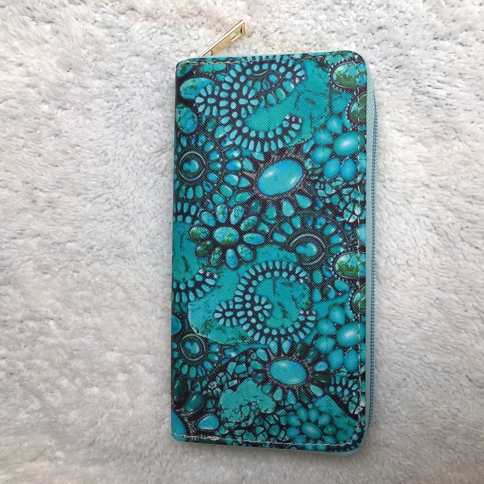 Wholesale Western Style Christmas PU Printed Wallet