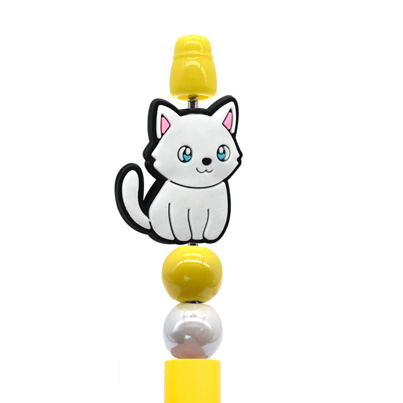 Wholesale  Random 100pcs/pack   Cartoon pet cat beads  Focal Beads