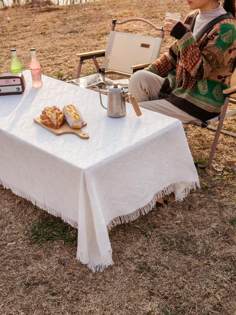 Wholesale Aztec Acrylic Picnic Mats, Camping Tablecloths, Outdoor Lawns, Moisture-proof Floor Mats, Tent Equipment, Thick Blankets