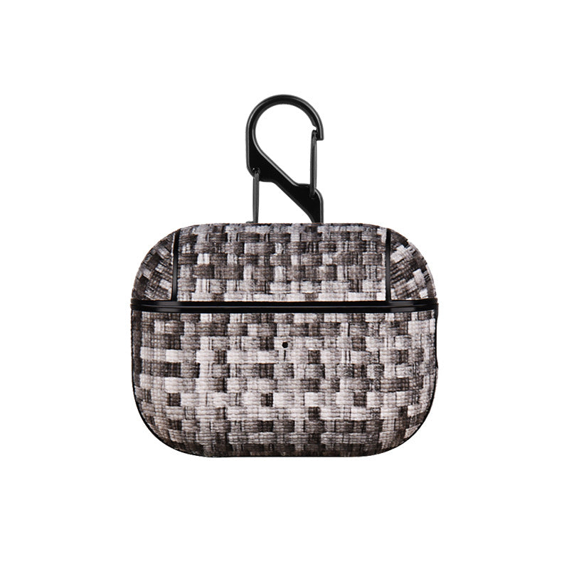 Wholesale PC Woven Texture Veneer Protective Case