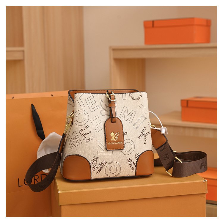 Wholesale High-capacity PU Bucket Bags, Crossbody Shoulder Bags