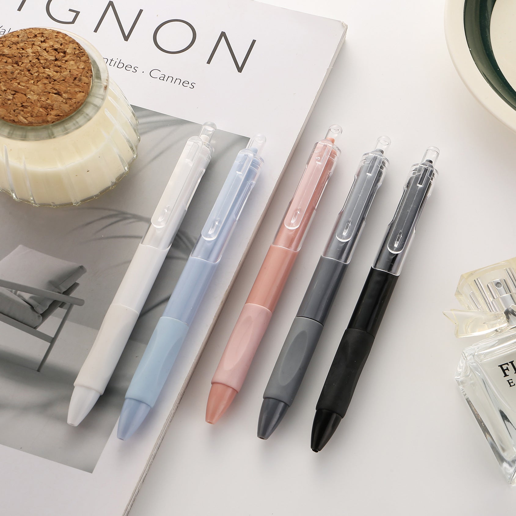 Wholesale Plastic 0.5mm Black Pen