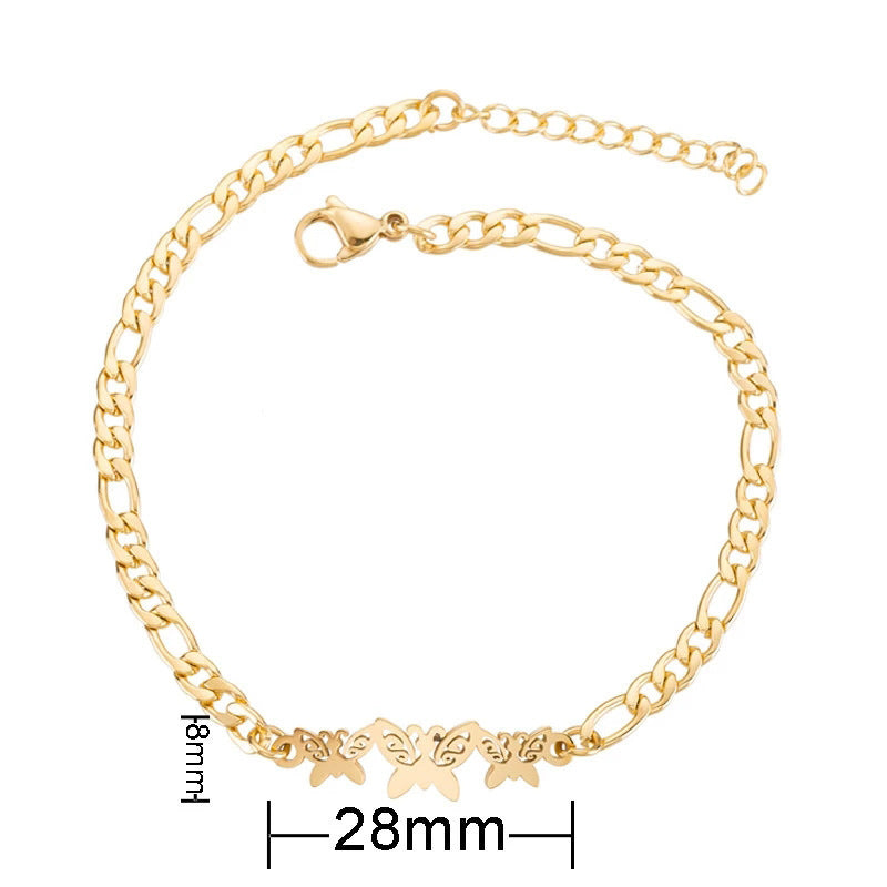 Wholesale Couple Bracelet Female High Sense Titanium Steel Bracelet Niche Design Couple Jewelry Stainless Steel Animal Letter Jewelry