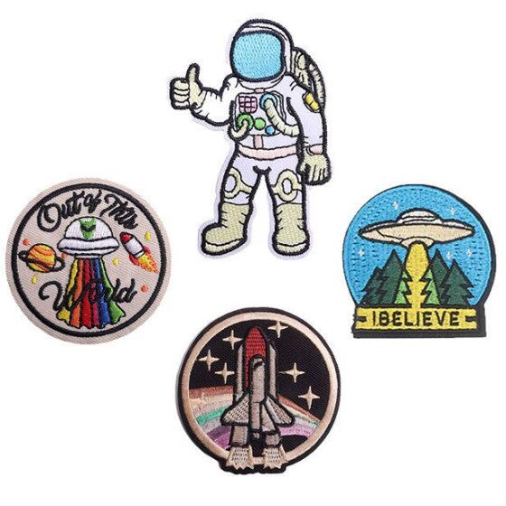 Wholesale Stylish Polyester Embroidered Astronaut Space Patch For Kids Clothing And DIY Crafts OLY Exclusive