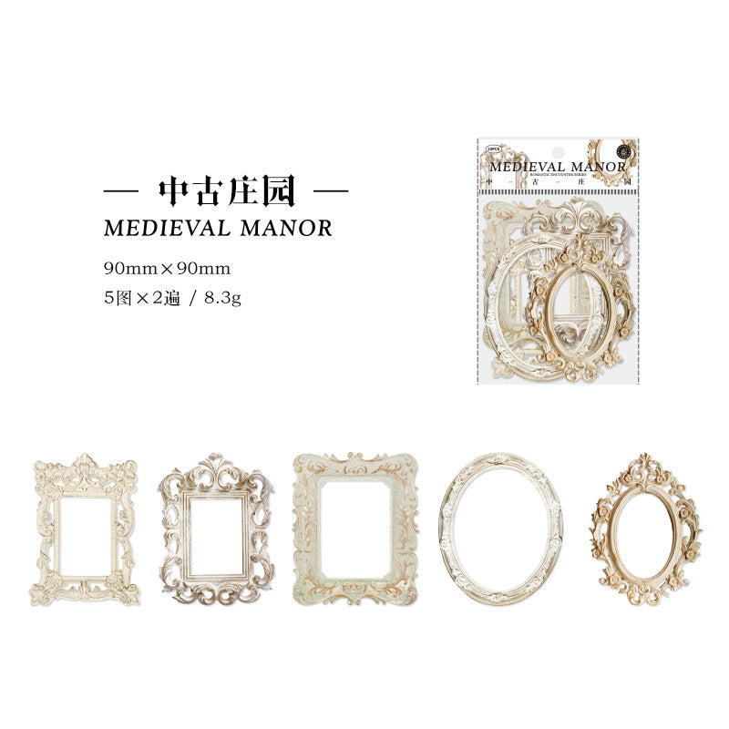 Wholesale Hollow Relief Retro Romantic Encounter Handbag DIY Decoration Collage Material