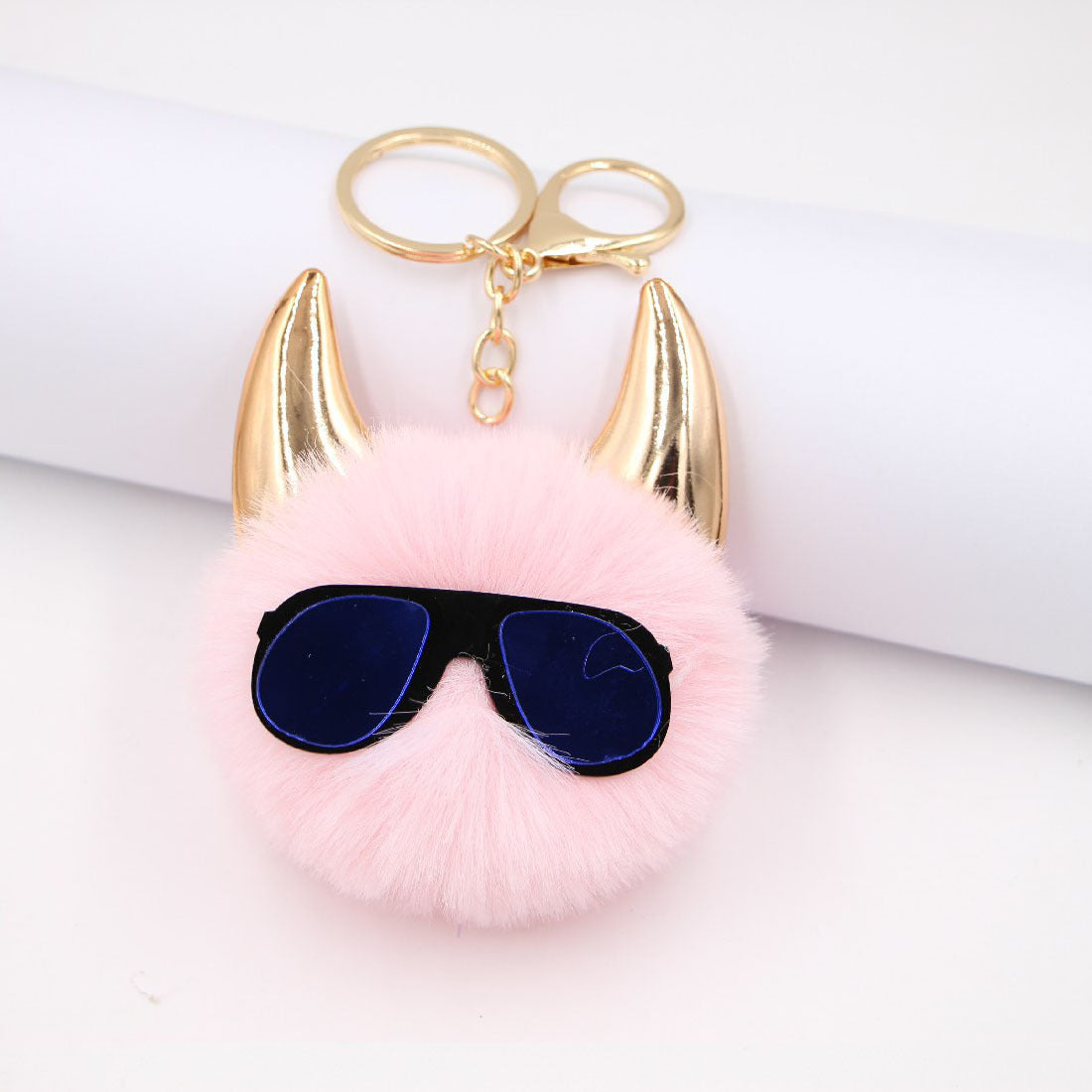 Wholesale Extraterrestrial Eye Socket, Horn, Hair Ball Keychain