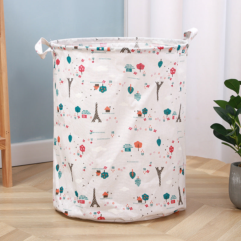 Wholesale Cotton and Linen Foldable Waterproof Storage Baskets