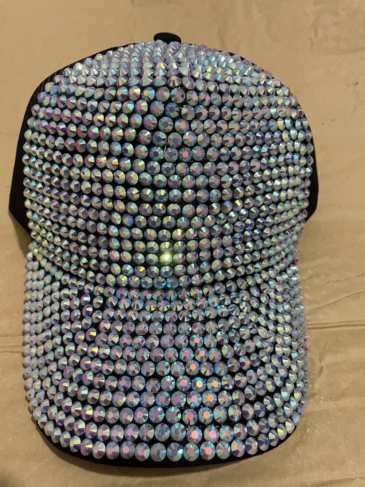 Wholesale breathable baseball cap rhinestone cap summer sunshade sunscreen cap manufacturers a postage