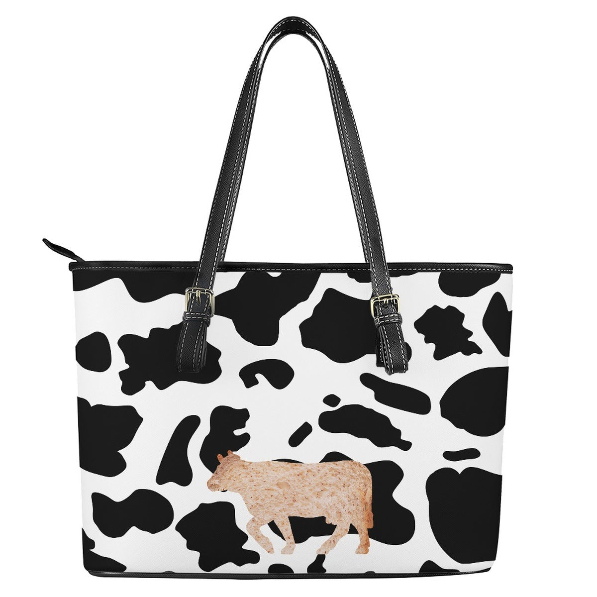 Wholesale Cow Pattern Women's PU Handbags