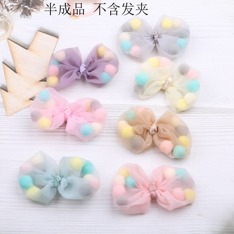 Wholesale Princess side clip girls handmade hair accessories