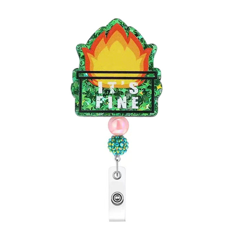 Wholesale Colorful Fire Box  Badge Reels